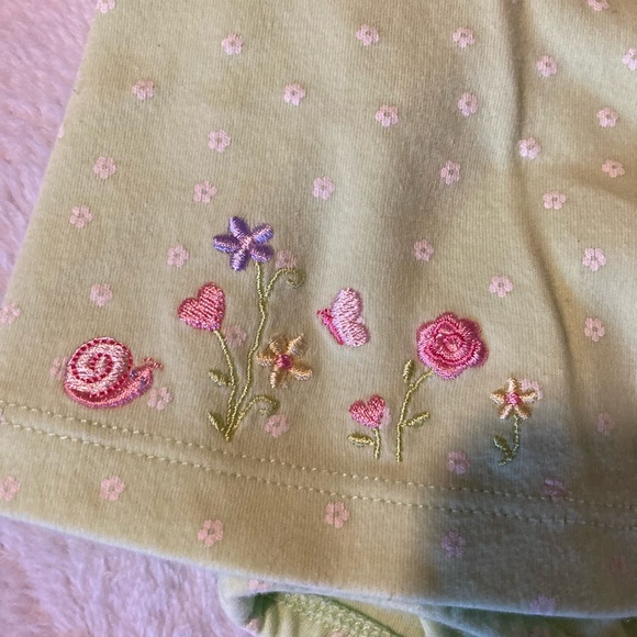 Child Of Mine Carter’s L Babygirl Green Spring Dress - Picture 5 of 6